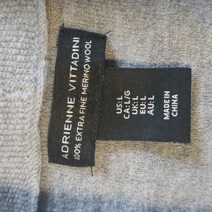 Adrienne Vittadinni 100% extra fine Merino wool sweater.